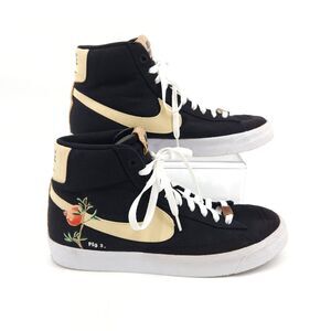 Nike Blazer Mid '77 Pomegranate Shoes Men Size 8.5 Black Cork Canvas CI1166-001